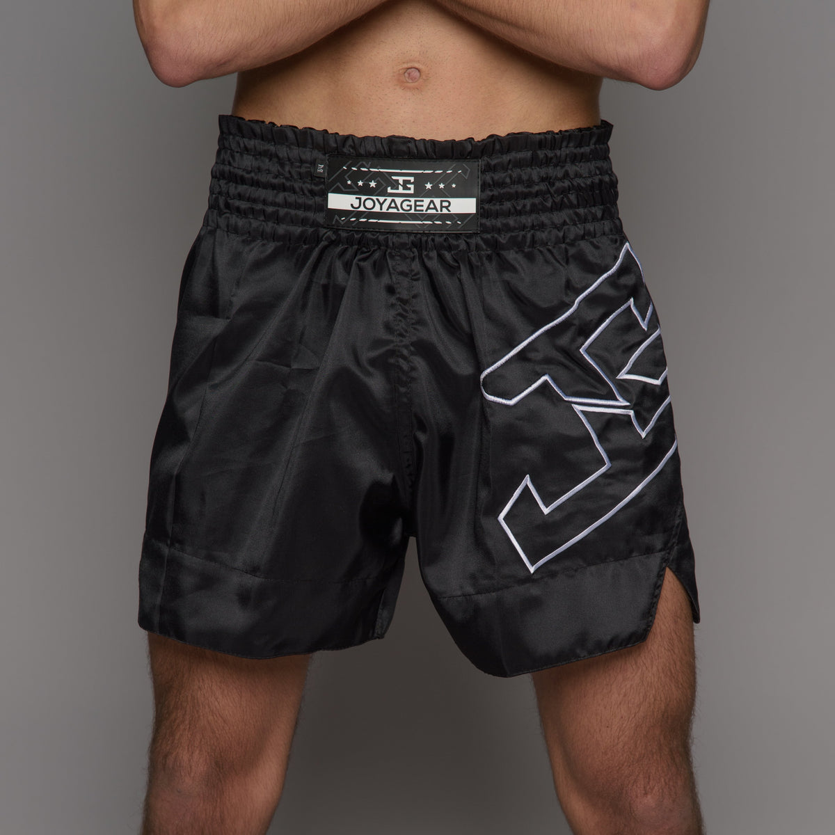Joyagear Strike Muay Thai Shorts Men Black/White