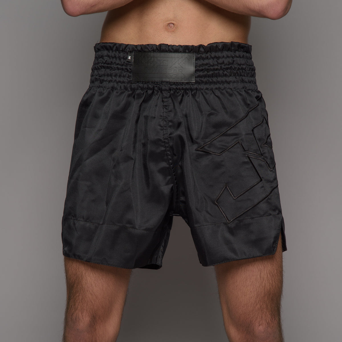 Joyagear Strike Muay Thai Shorts Men Black/Black