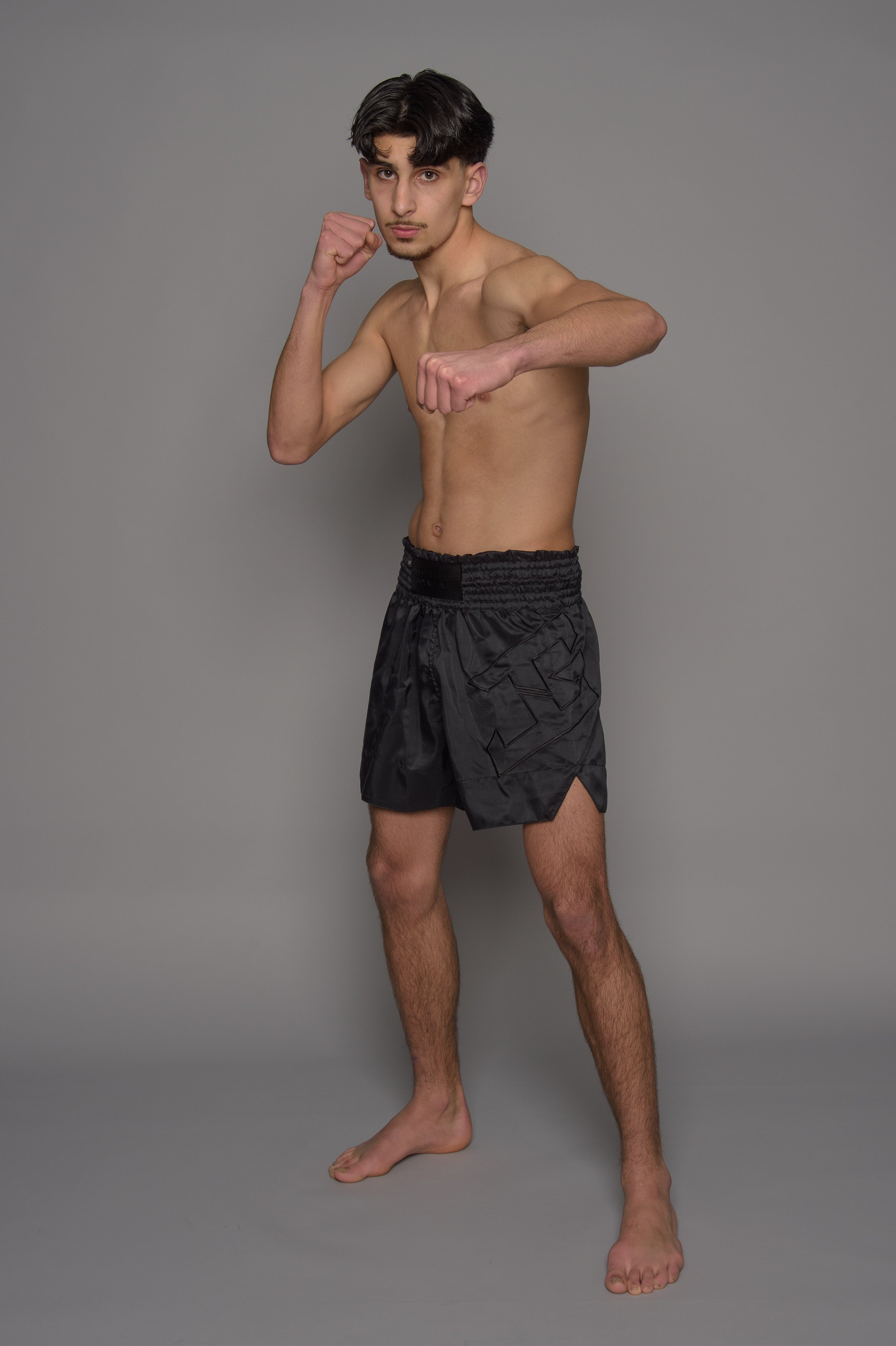 Joyagear Strike Muay Thai Shorts Men Black/Black