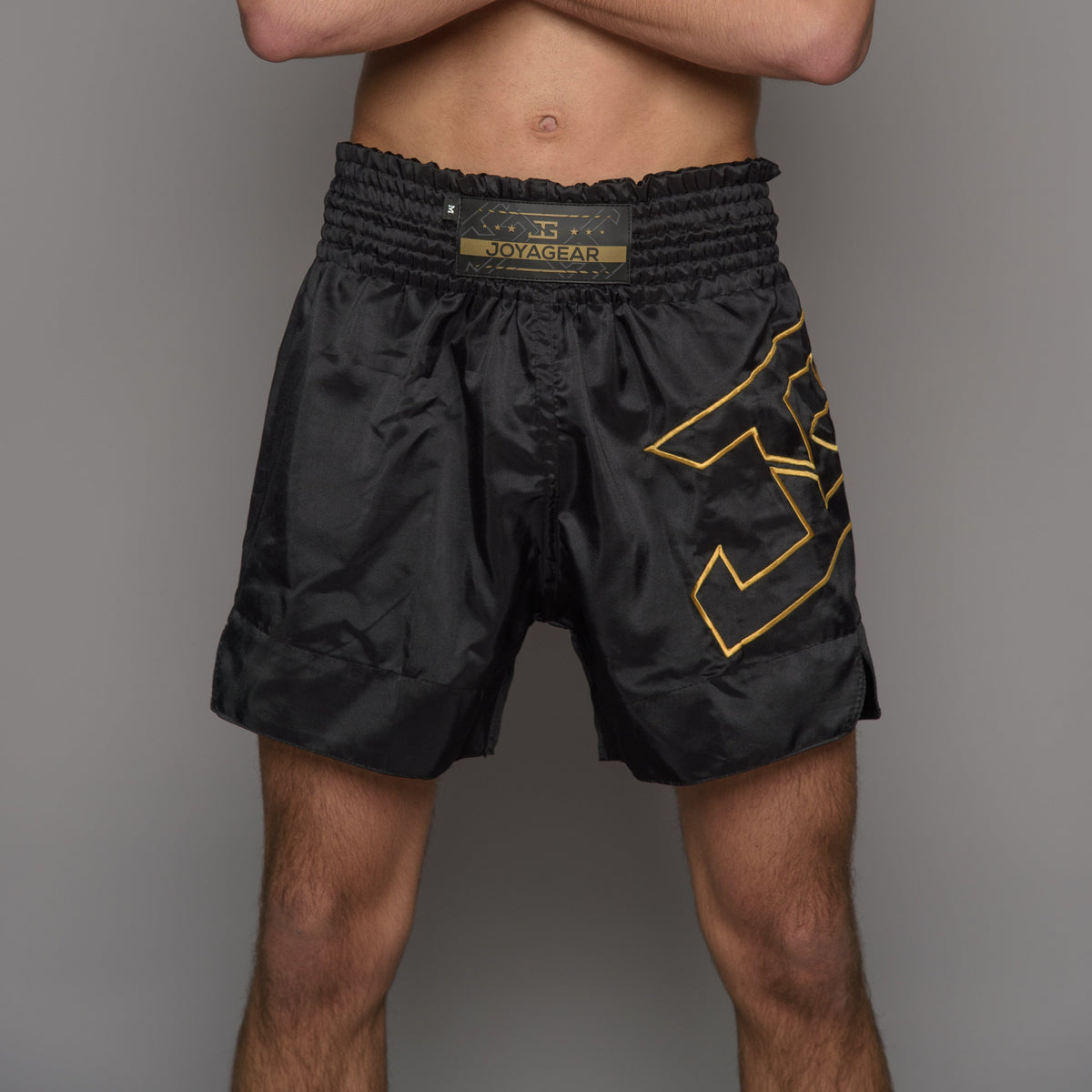Joyagear Strike Muay Thai Shorts Men Black/Gold