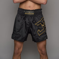 Joyagear Strike Muay Thai Shorts Men Black/Gold
