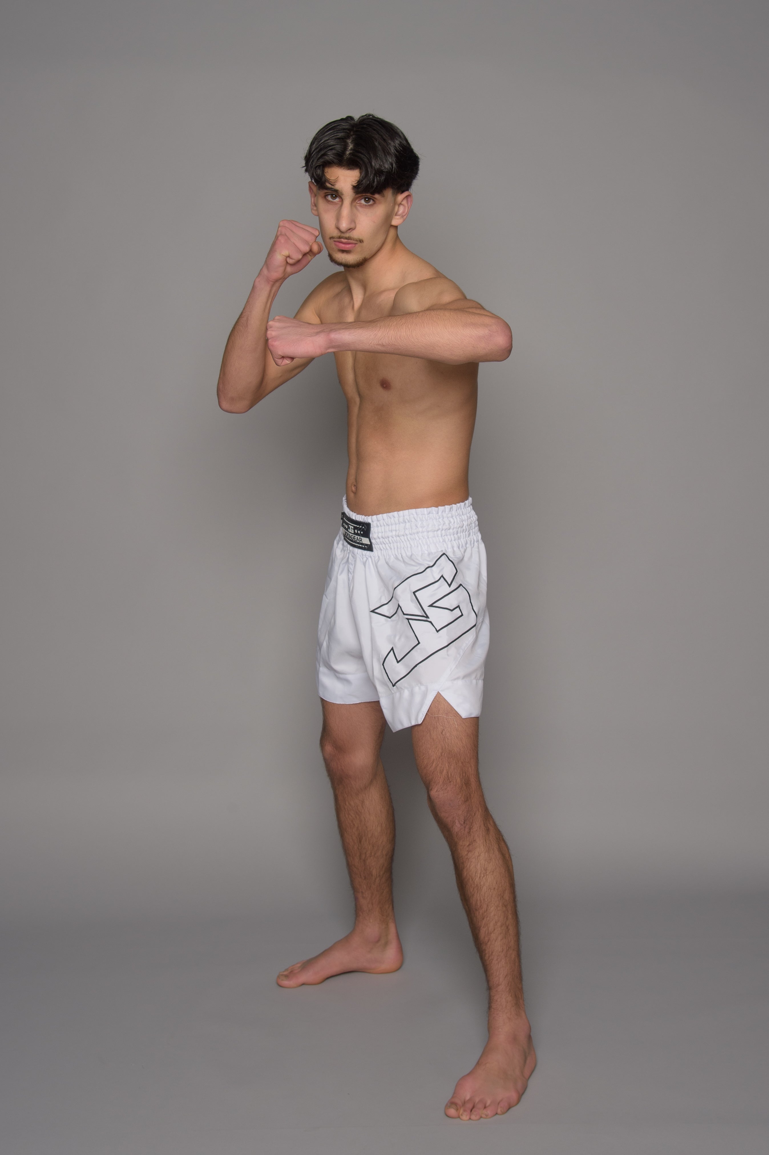 Joyagear Strike Muay Thai Shorts Men White