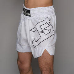 Joyagear Strike Muay Thai Shorts Men White