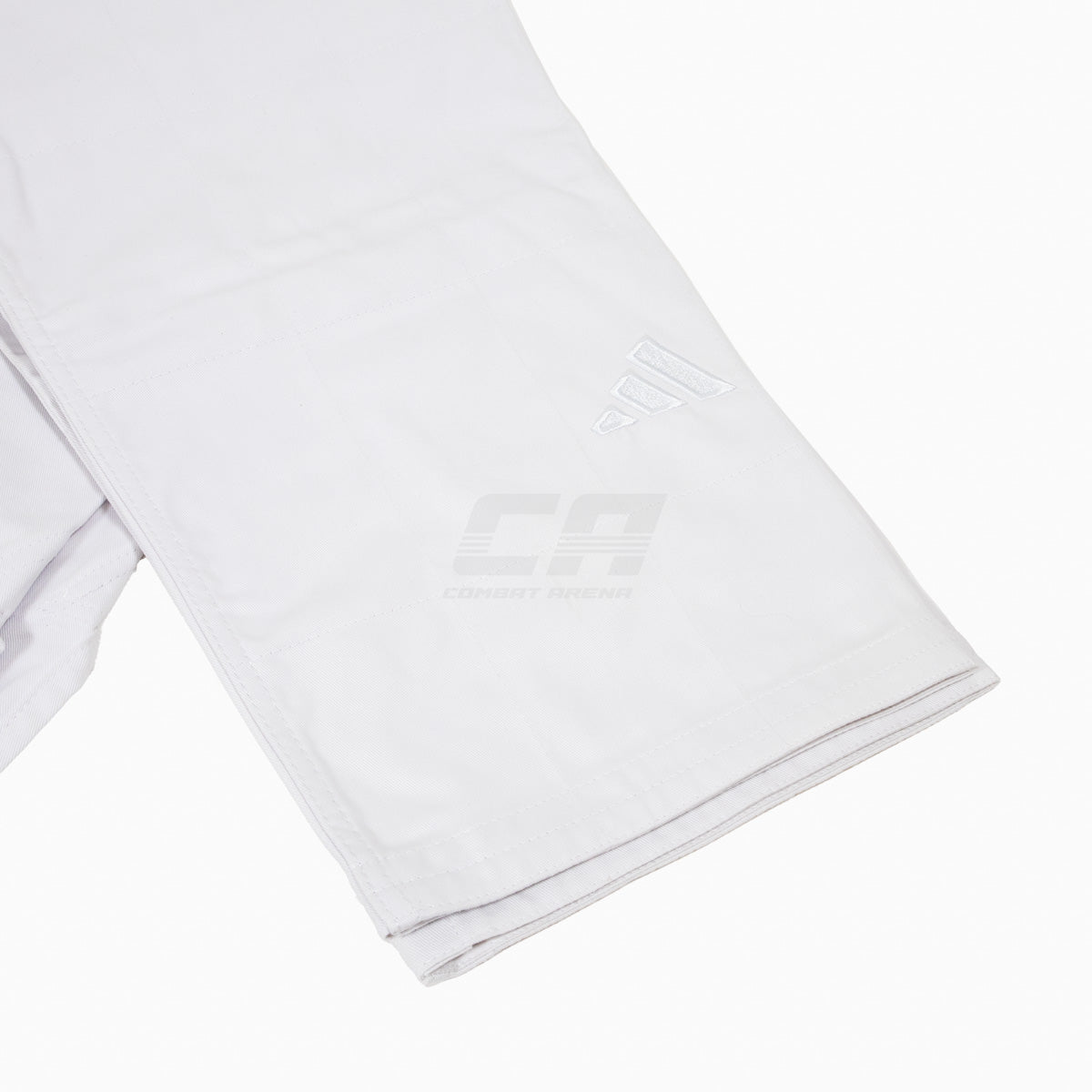 Weißer Judogi Adidas J730 Champion III IJF ohne Streifen