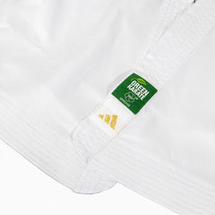 Karateanzug kumite Adidas Adizero 2.0 WKF weiß ohne Streifen