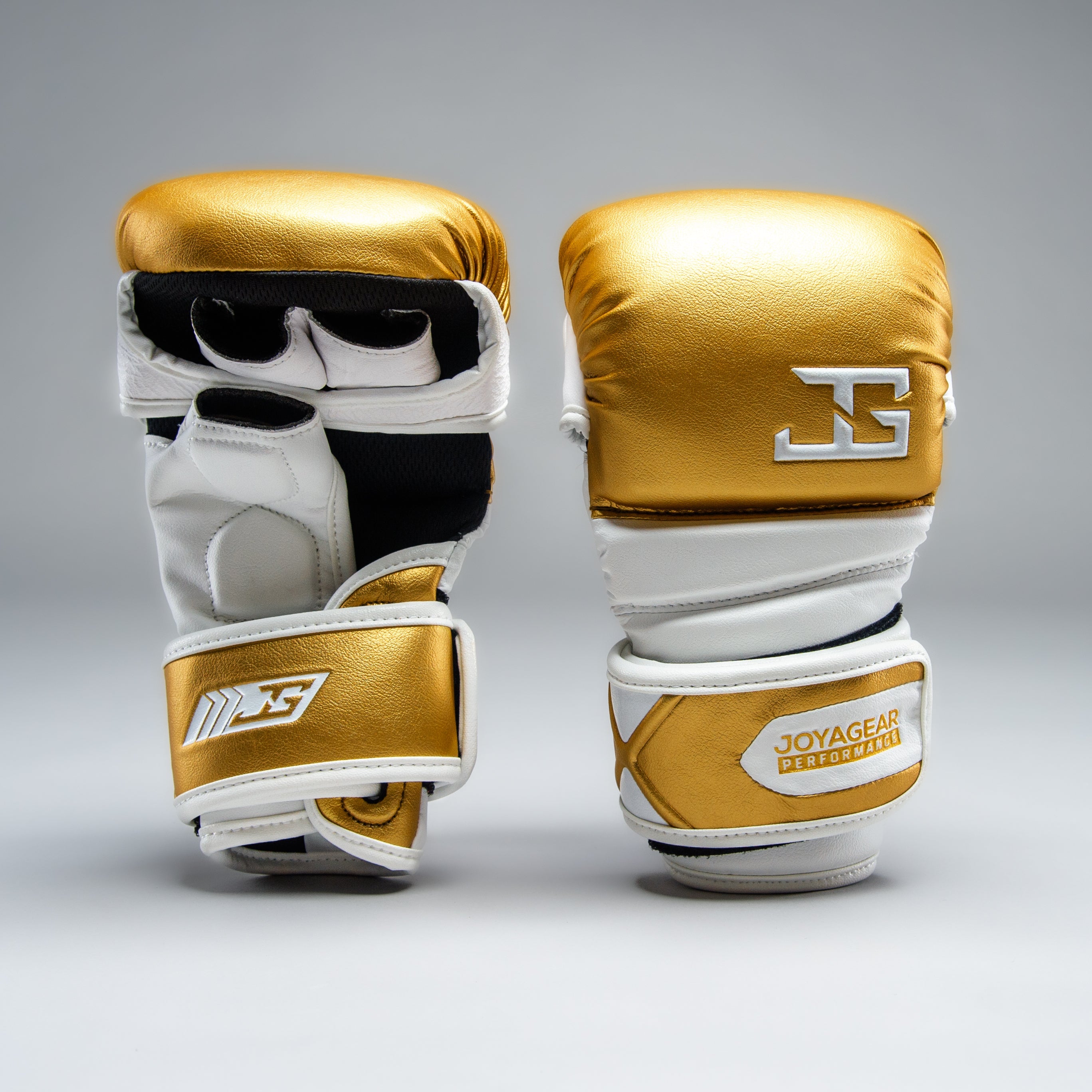 Joyagear Performance MMA Gloves White/Gold