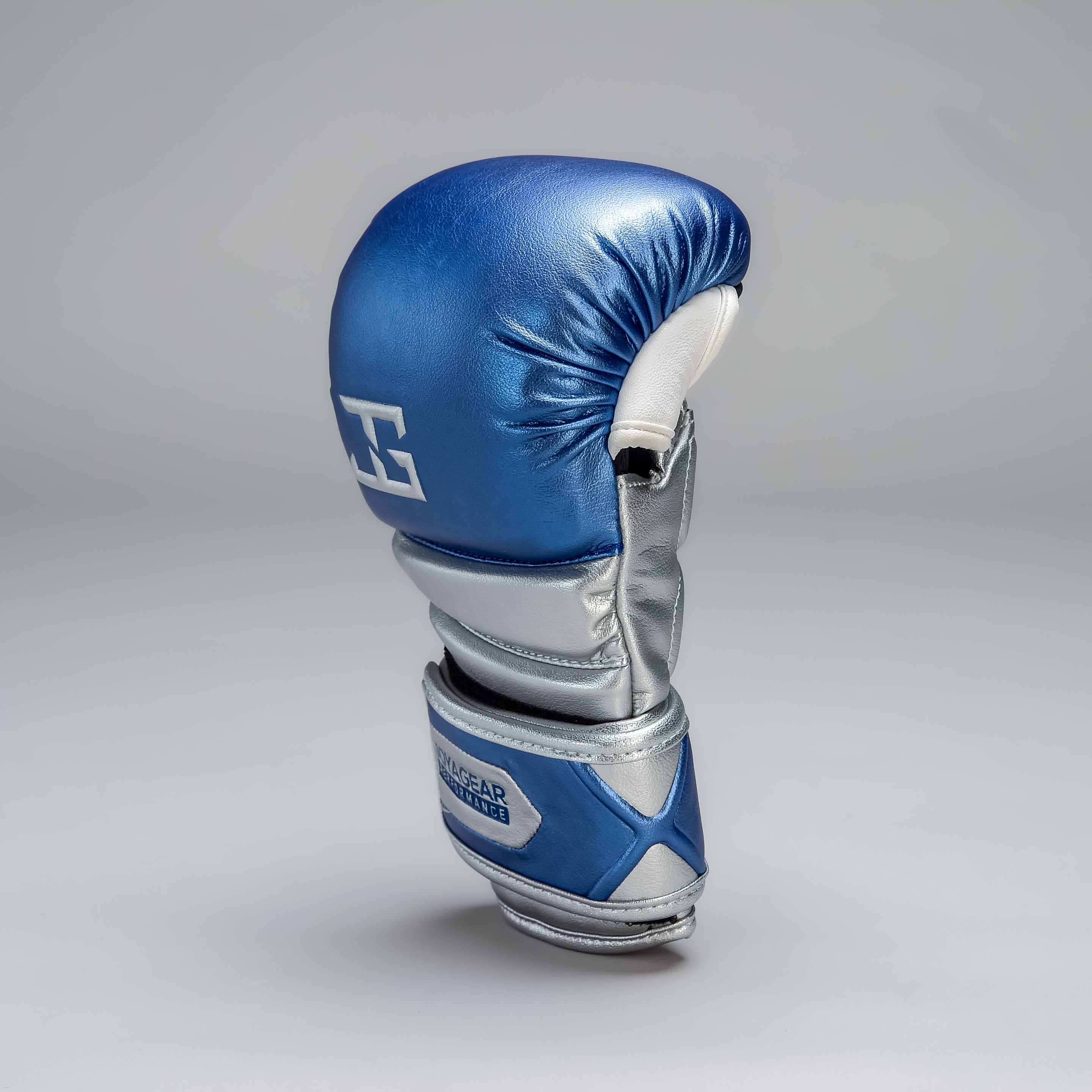 Joyagear Performance MMA Gloves Blue/Silver