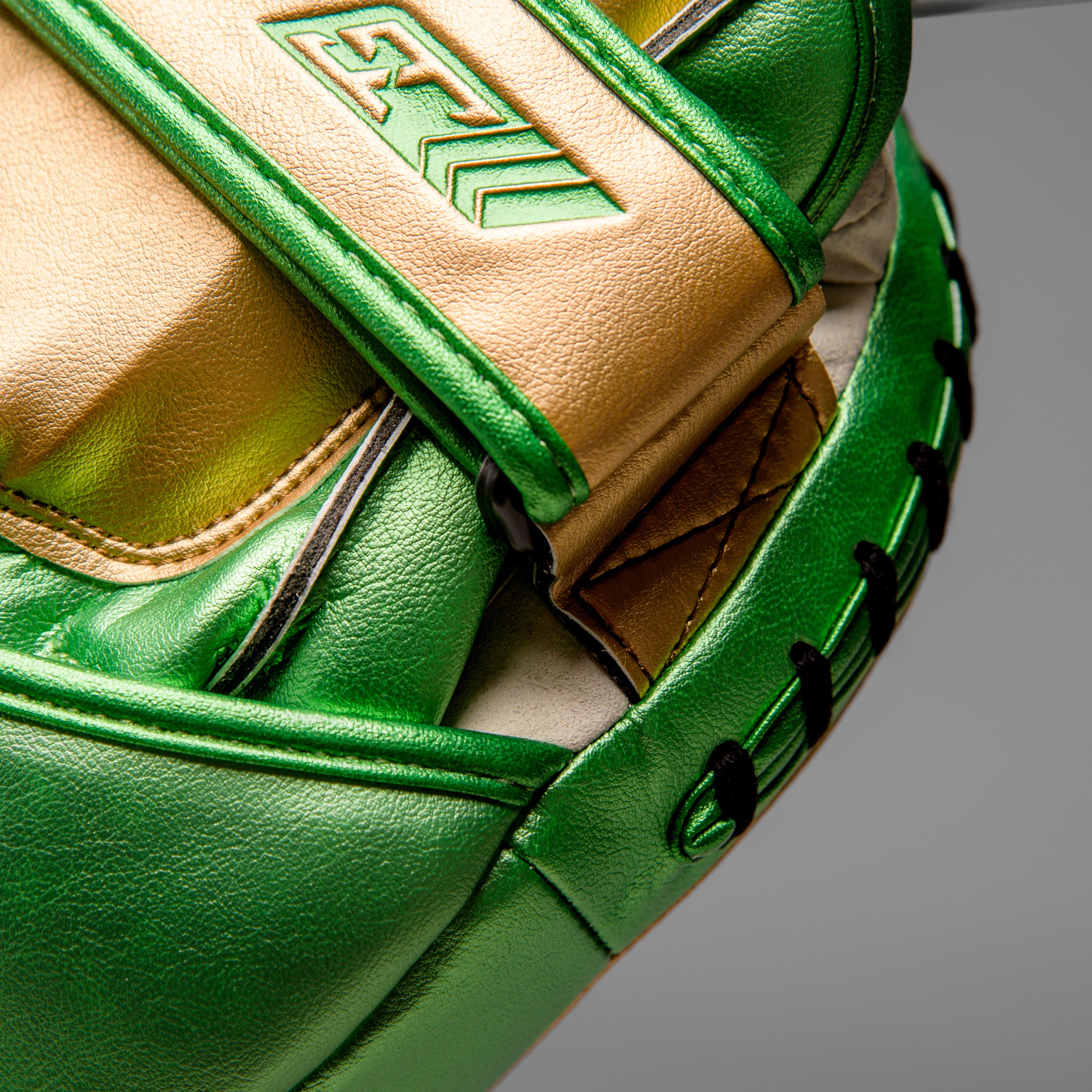 Joyagear Performance CM100 Punching Mitts Green/Gold