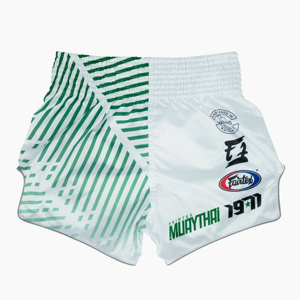 Fairtex Kick-Thai Shorts BS1923 Racer Weiß