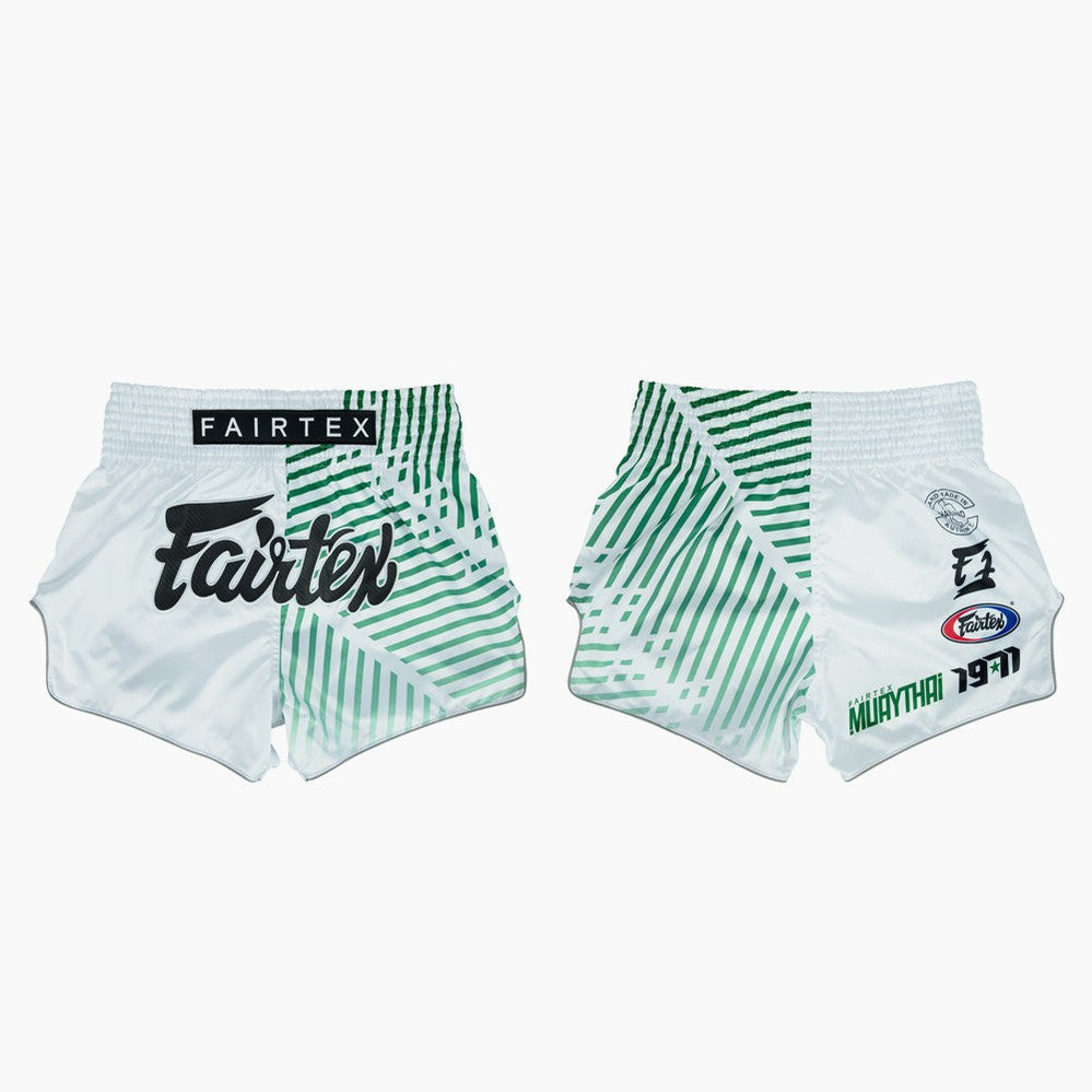 Fairtex Kick-Thai Shorts BS1923 Racer Weiß