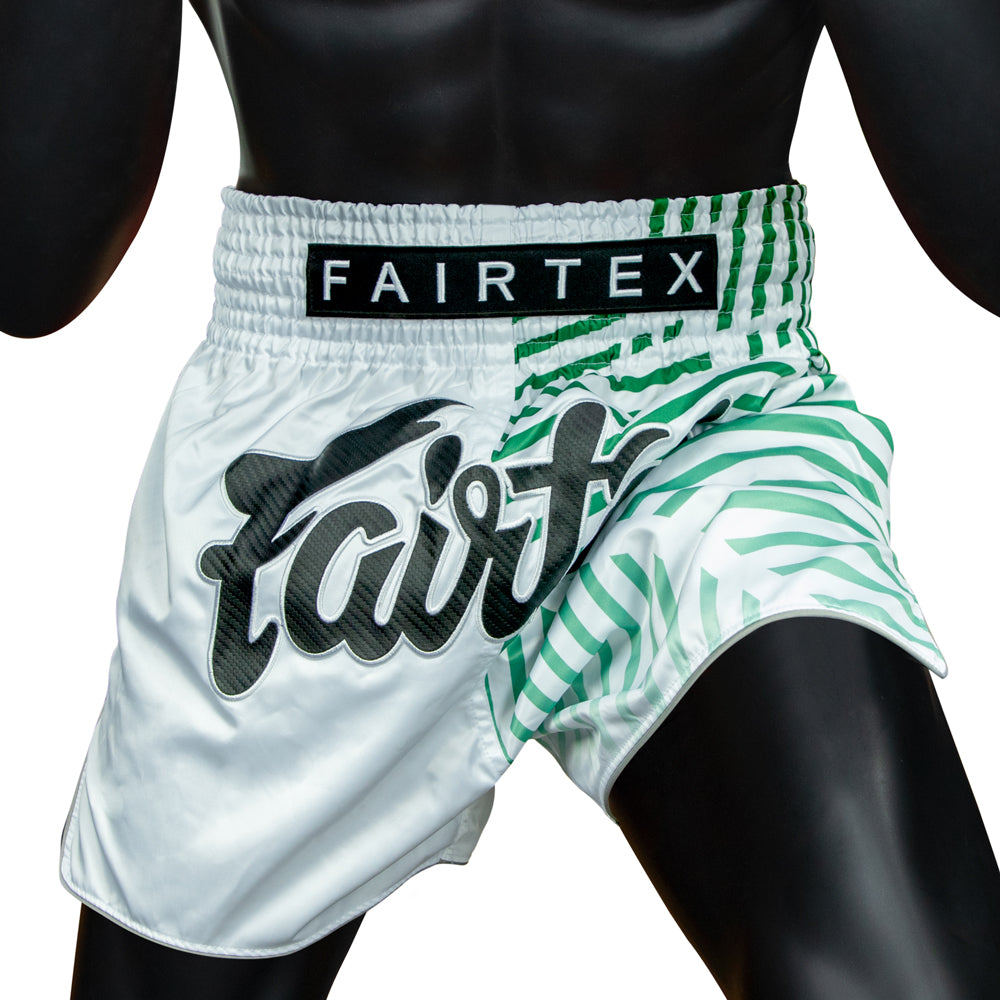 Fairtex Kick-Thai Shorts BS1923 Racer Weiß