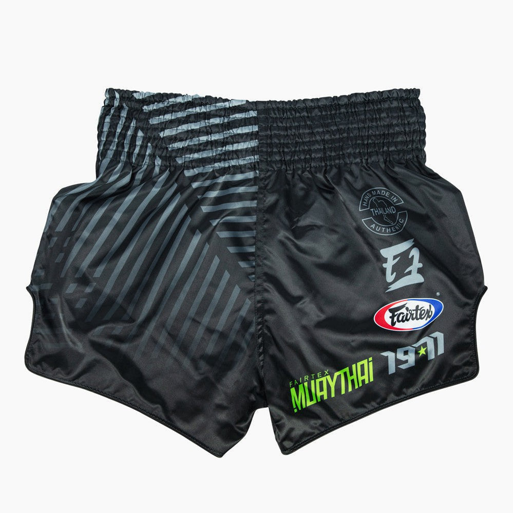 Fairtex Kick-Thai Shorts BS1924 Racer Schwarz