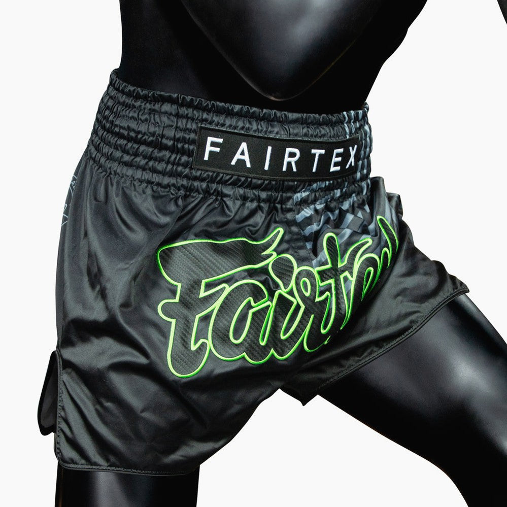Fairtex Kick-Thai Shorts BS1924 Racer Schwarz