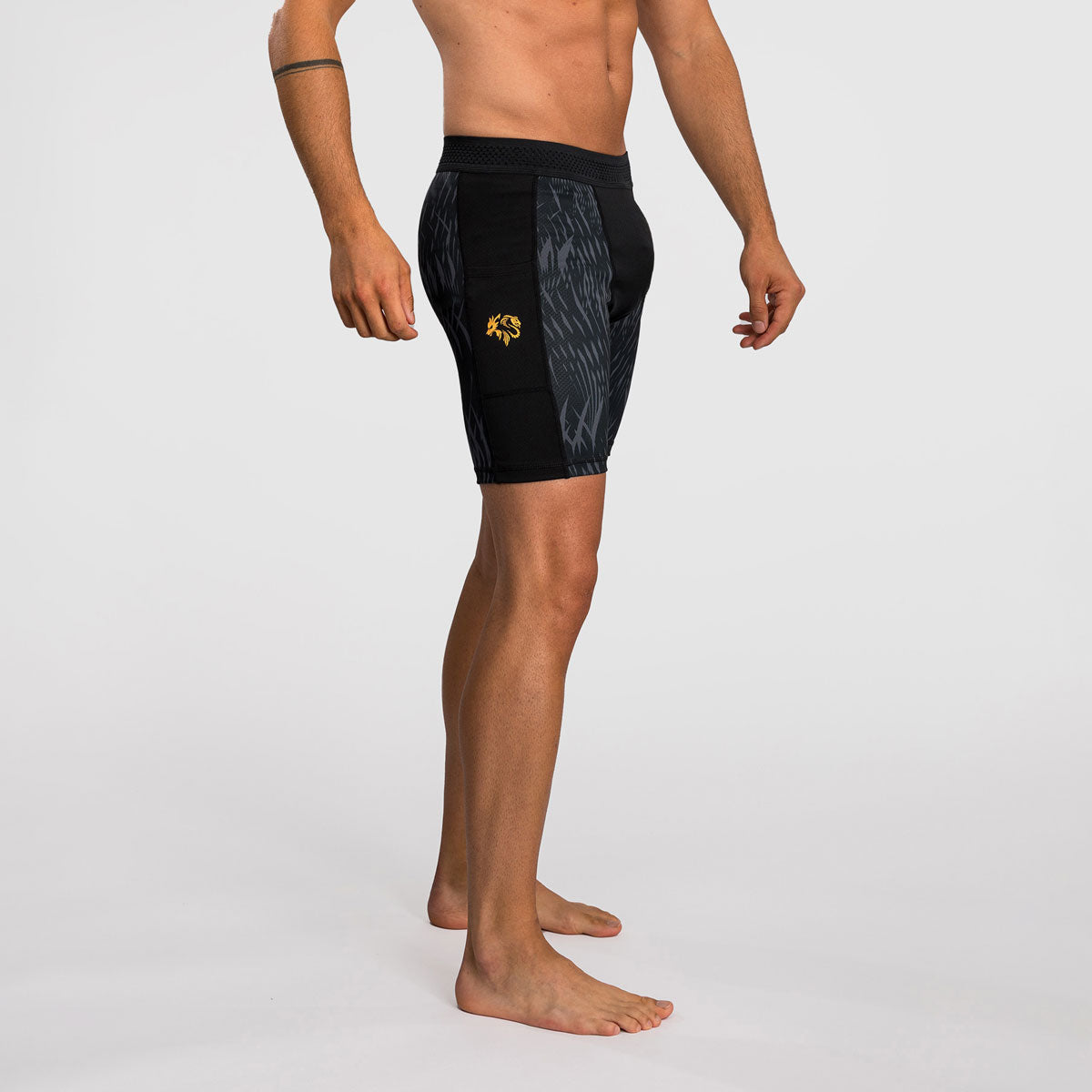Shorts Kompression Venum x Chimaev Wild Borz Kompressionsshorts Schwarz