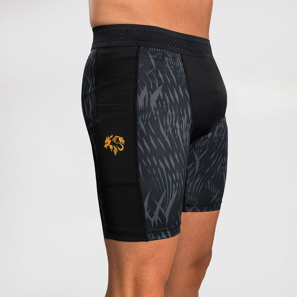 Shorts Kompression Venum x Chimaev Wild Borz Kompressionsshorts Schwarz