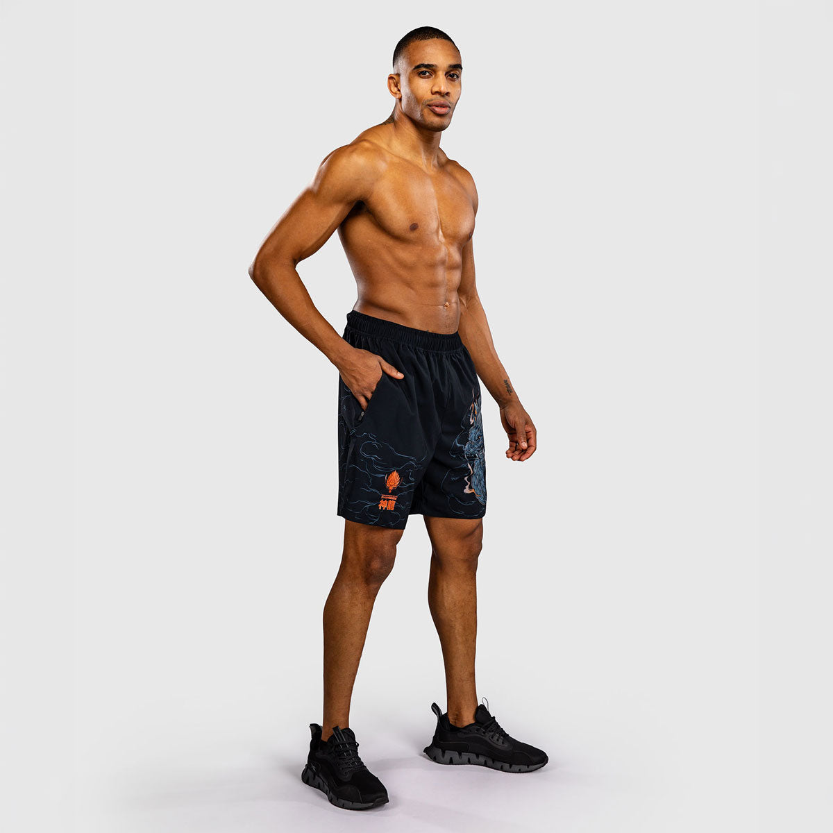 Trainingshorts Venum Thunder Dragon Schwarz