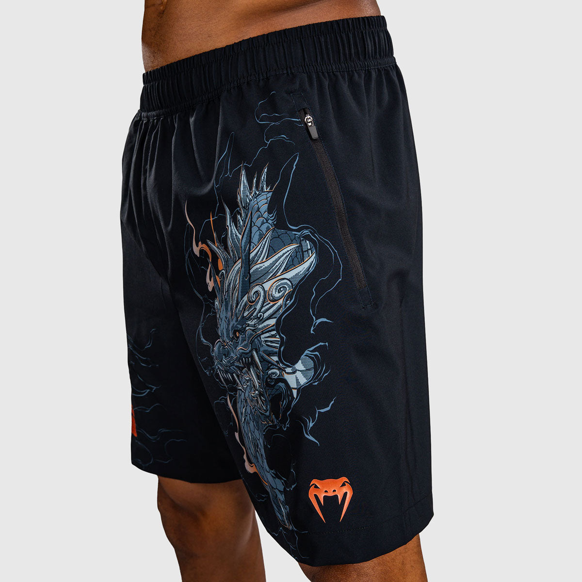 Trainingshorts Venum Thunder Dragon Schwarz