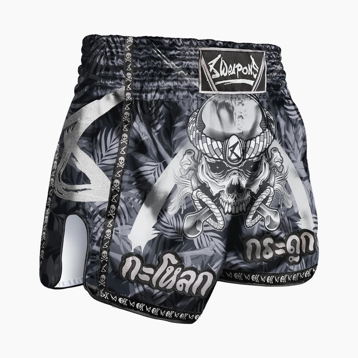 Kick-Thai Shorts 8 Weapons Knocheninsel