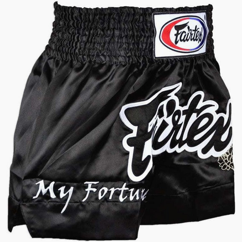 Fairtex Kick-Thai Shorts BS0639 Mein Glück Schwarz