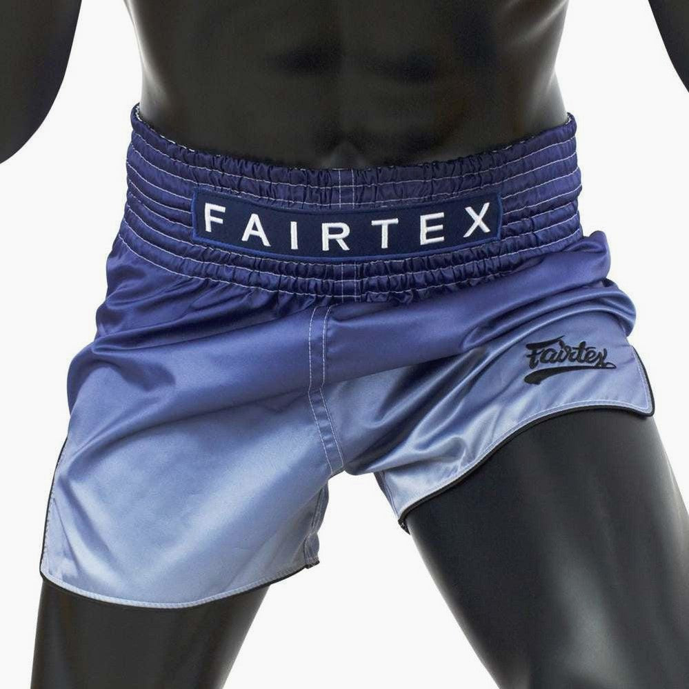 Fairtex Kick-Thai Shorts BS1905 Fade Blau