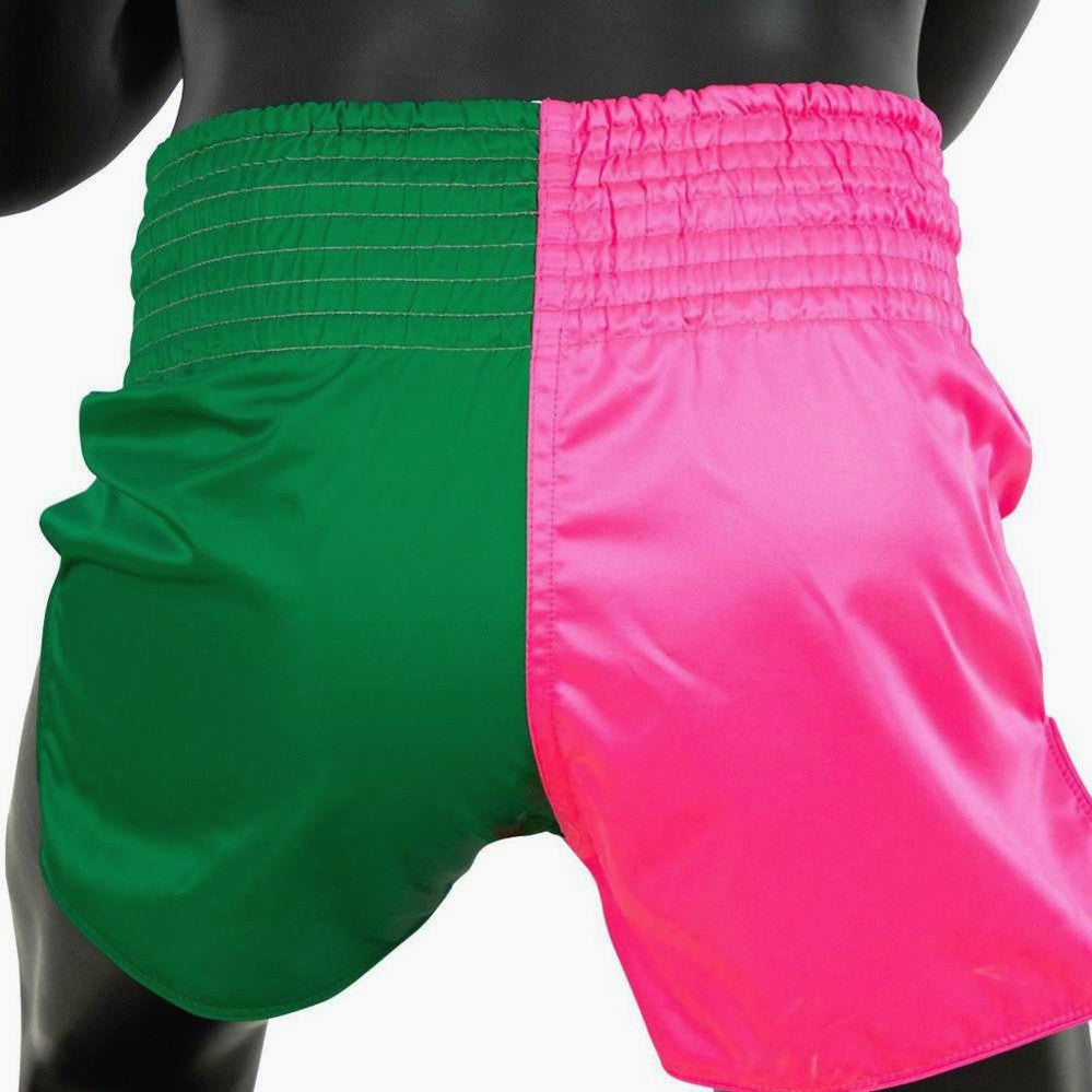 Fairtex Kick-Thai Shorts BS1911 Rosa-Grün