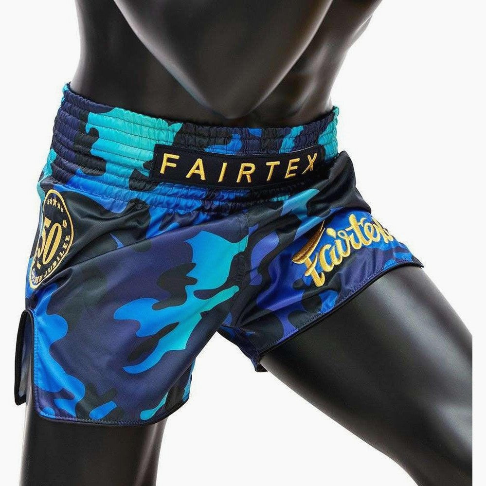 Fairtex Kick-Thai Shorts BS1916 Golden Jubilee Glanz