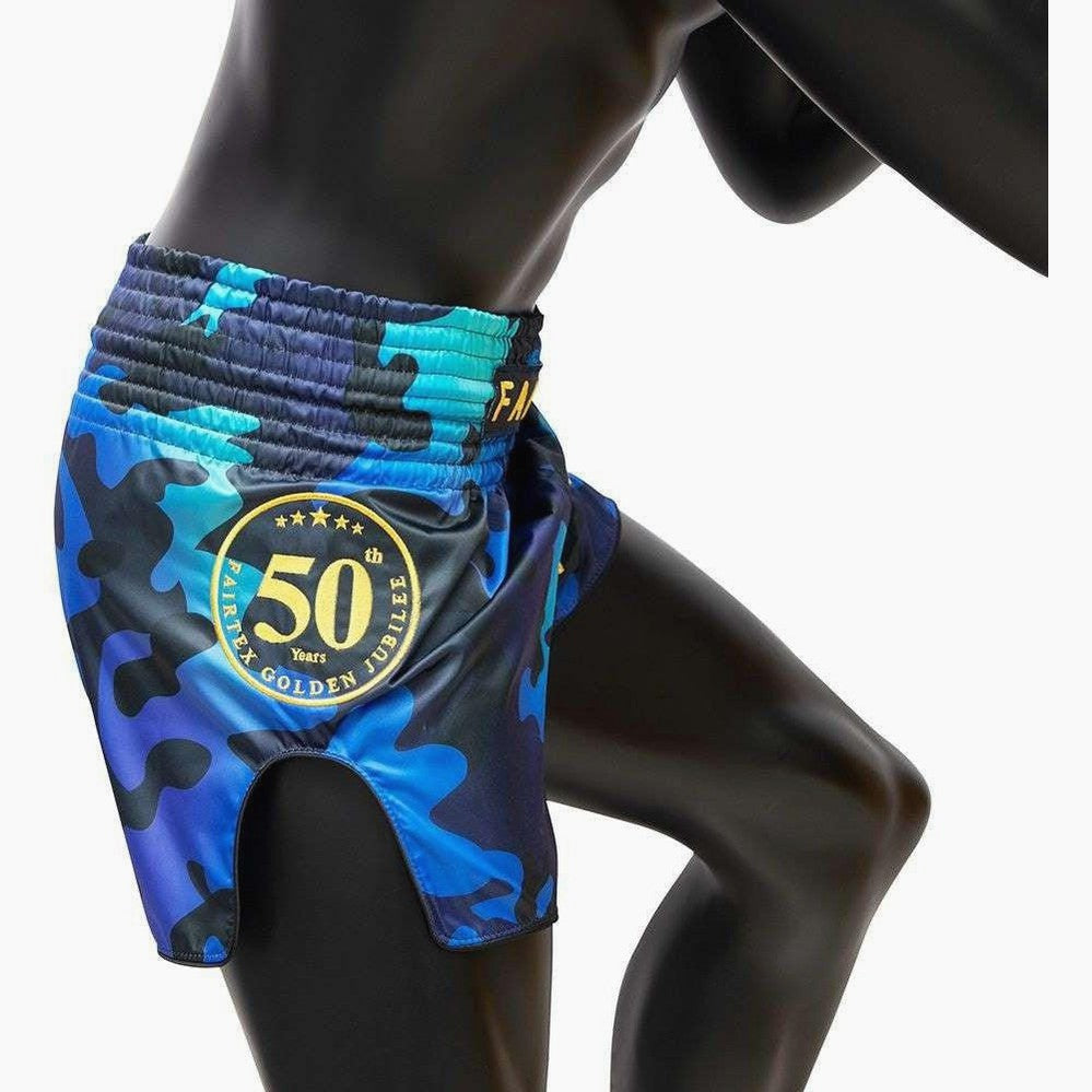Fairtex Kick-Thai Shorts BS1916 Golden Jubilee Glanz