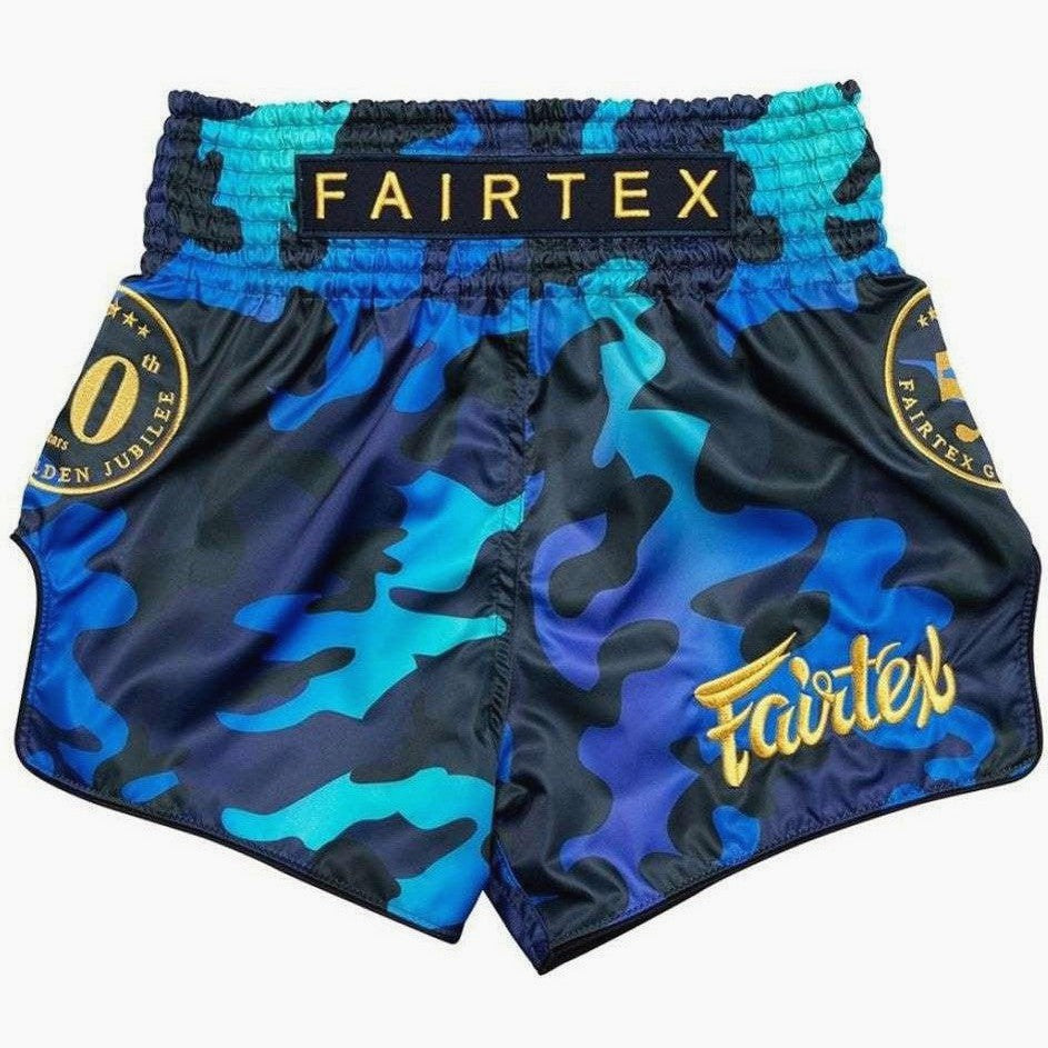 Fairtex Kick-Thai Shorts BS1916 Golden Jubilee Glanz
