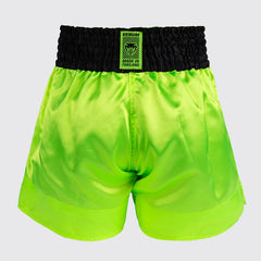 Venum Classic Evo Kick-Thai-Shorts Neon-Gelb-Schwarz