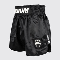 Venum Classic Evo Kick-Thai-Shorts Schwarz-Weiß