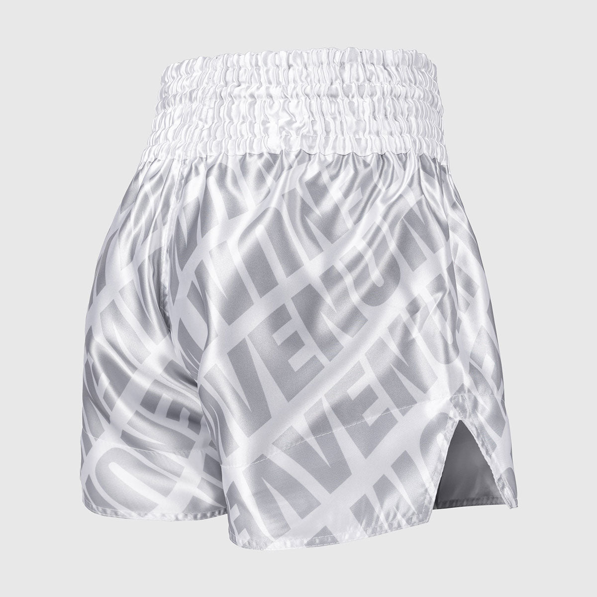 Venum Contender XT Kick-Thai-Shorts Weiß-Silber