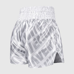 Venum Contender XT Kick-Thai-Shorts Weiß-Silber