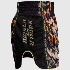 Venum Tiger Kick-Thai-Shorts Schwarz-Orange