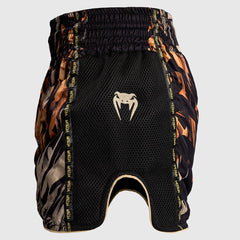 Venum Tiger Kick-Thai-Shorts Schwarz-Orange