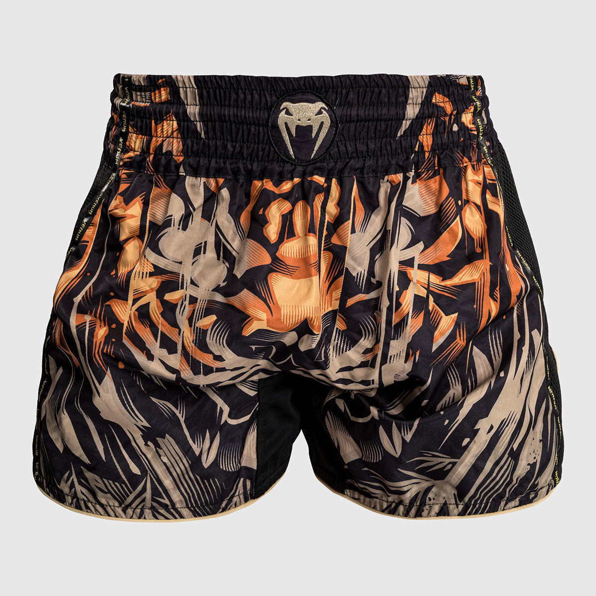 Venum Tiger Kick-Thai-Shorts Schwarz-Orange