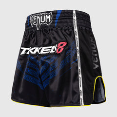 Venum Tekken 8 King Kick-Thai-Shorts Schwarz-Gelb