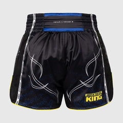 Venum Tekken 8 King Kick-Thai-Shorts Schwarz-Gelb