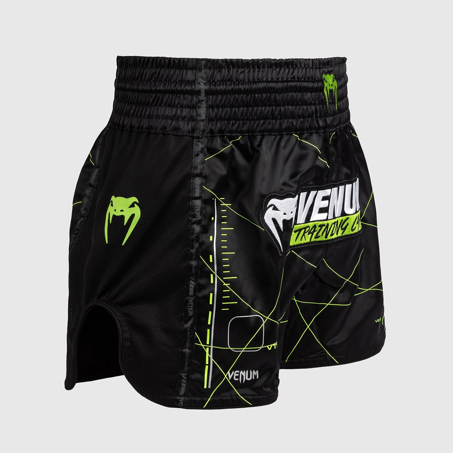 Venum Training Camp 4.0 Kick-Thai-Shorts Schwarz-Schwarz-Grün