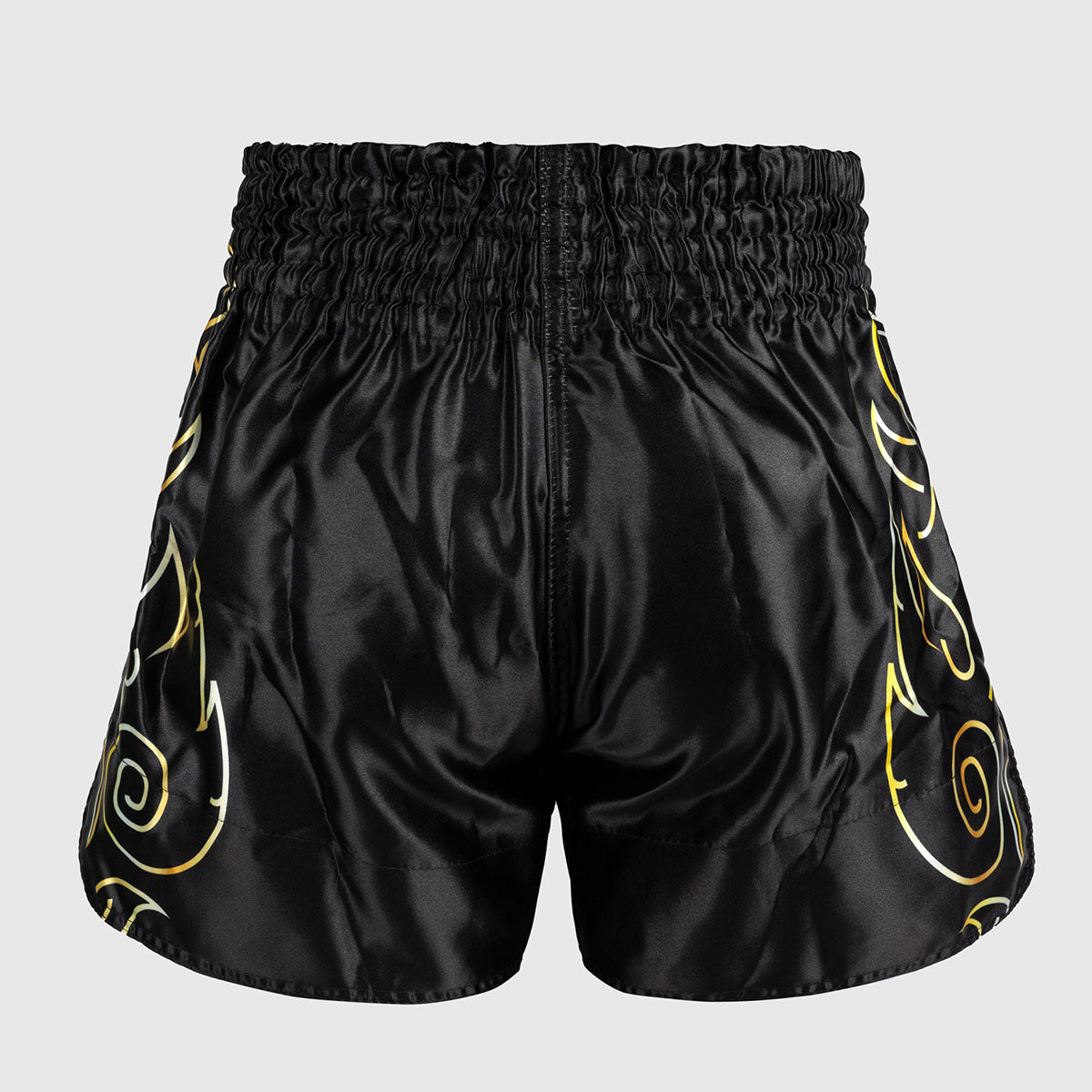 Venum VTC Flammen Kick-Thai-Shorts Schwarz-Gold