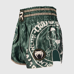 Venum x Rajadamnern Kick-Thai-Shorts Military-Grün