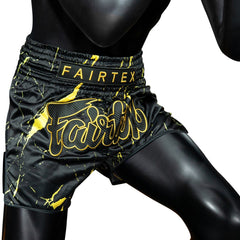 Fairtex Kick-Thai Shorts BS1947 Black Marble