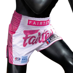 Shorts kick-thai Fairtex Pink Strike Limitierte Auflage