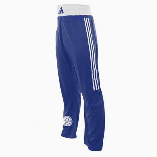 Hosen Kickboxen WAKO Adidas Blau