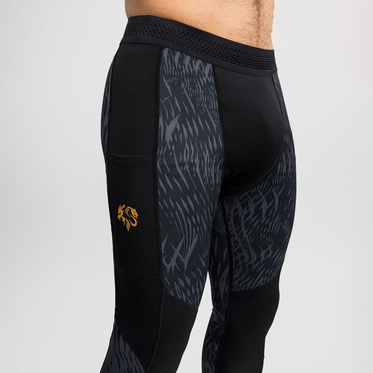 Kompressionshosen Venum x Chimaev Wild Borz Schwarz