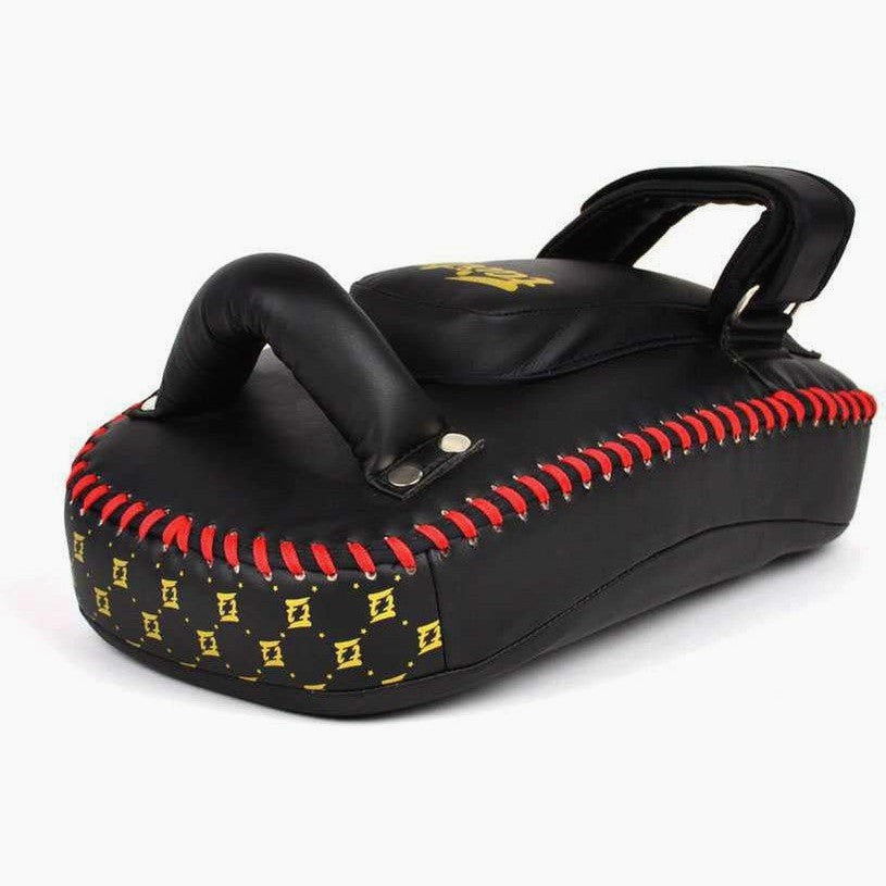 Pao Fairtex Mikrofaser Gebogen Klein KPLC6 Schwarz-Gold