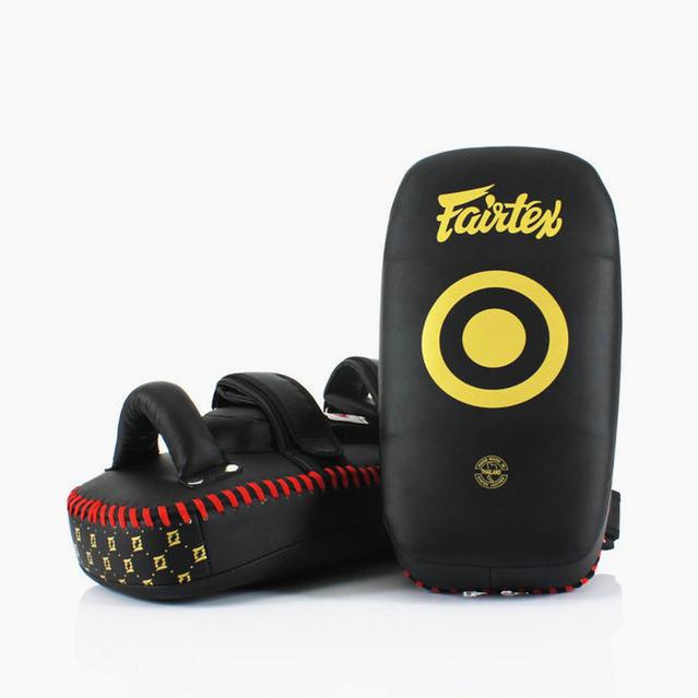 Pao Fairtex Mikrofaser Gebogene Standard KPLC5 Schwarz