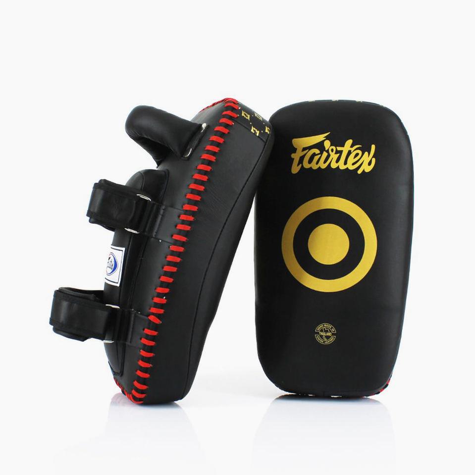 Pao Fairtex Mikrofaser Gebogene Standard KPLC5 Schwarz