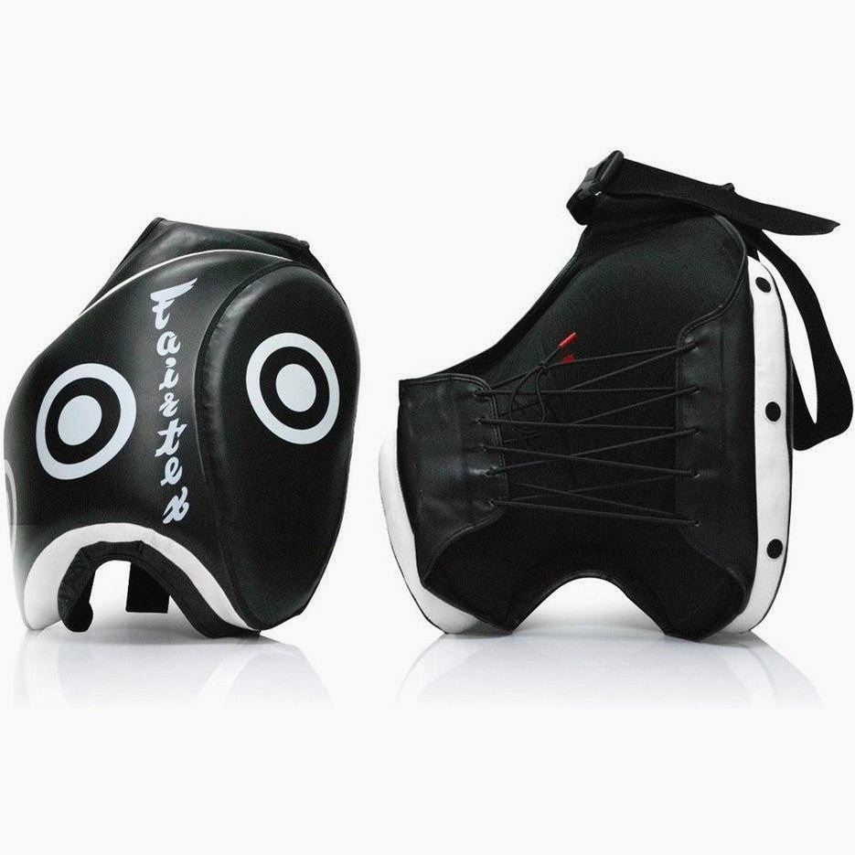 Oberschenkelschützer Fairtex TP3 Schwarz-Weiß