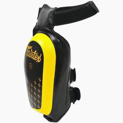 Oberschenkelschützer Fairtex TP4 Schwarz-Gelb