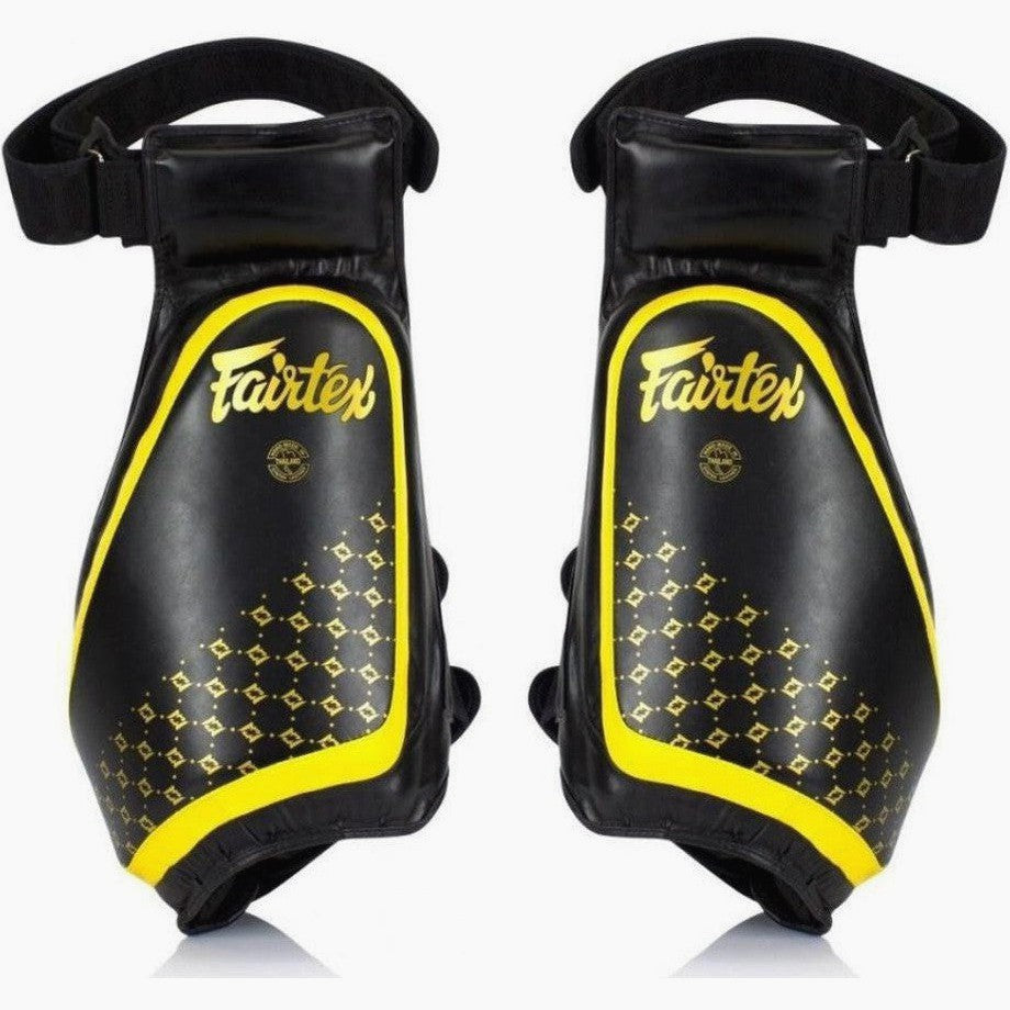 Oberschenkelschützer Fairtex TP4 Schwarz-Gelb